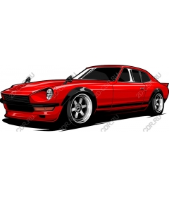  Classic red sports car
