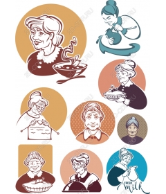 Collection of "grandma's kitchen"