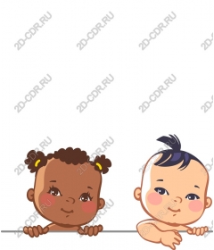 The adorable baby Duo