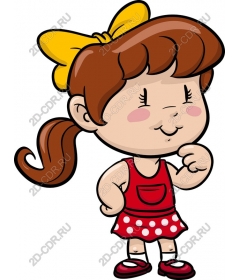  Charming playful girl