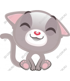 Cute gray cat