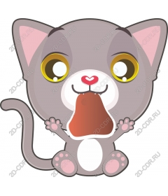  Charming playful cat