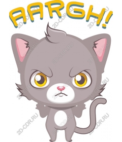  Frustrated cat WARGH! Cat