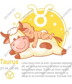  Taurus-child and cow