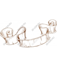 Vintage banner-ribbon