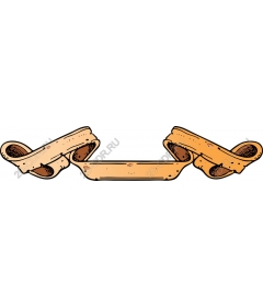 Vintage banner-scroll