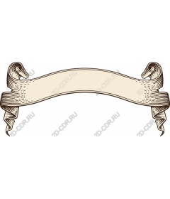 Vintage banner-ribbon