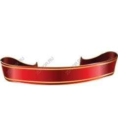  Elegant banner with red ribbon