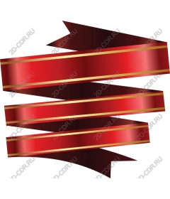  Elegant red ribbon