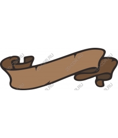 Vintage banner-scroll
