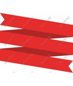  A bright red ribbon