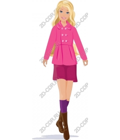  Chic pink coat fashion