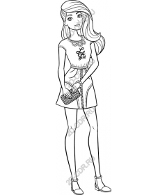  Elegant young lady