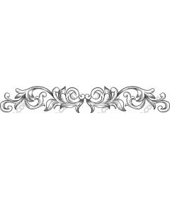 Vintage decorative border