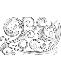  Elegant floral swirls