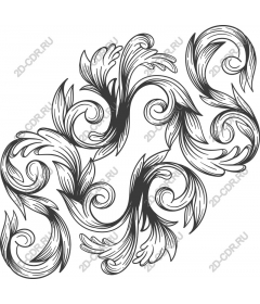 Exquisite flower curl