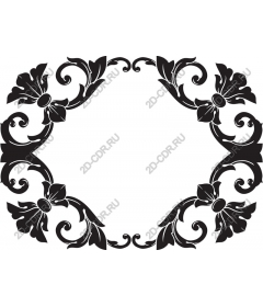  Elegant floral frame