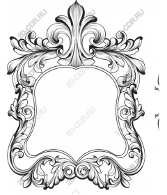 Exquisite vintage frame