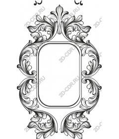 Exquisite vintage frame