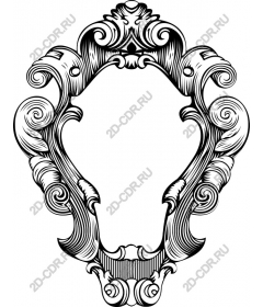 Exquisite frame in Baroque style