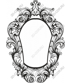 Vintage decorative frame