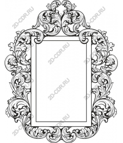 Exquisite vintage decorative frame
