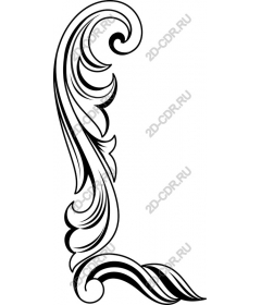  Elegant decorative floral pattern