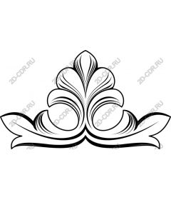 Elegant floral pattern
