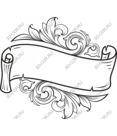  Elegant vintage floral banner
