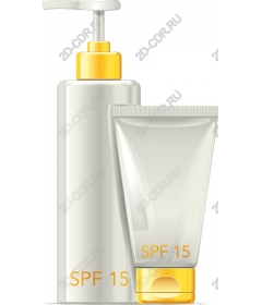 Набор солнцезащитных лосьонов SPF 15