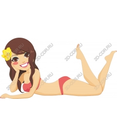  Bright summer girl