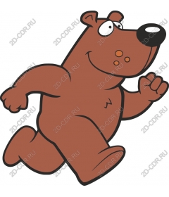 Playful brown bear