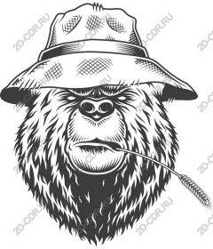 Rustic bear hat