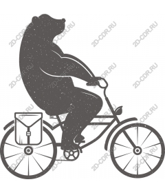  Fancy bear on a Bicycle