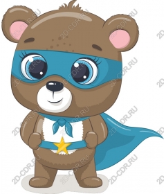  Bear-superhero