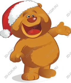  A festive Christmas bear