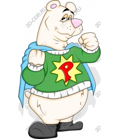 Superhero Polar Bear