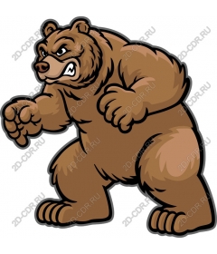  Ferocious brown bear