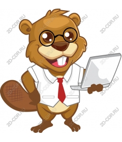  Adorable cartoon beaver