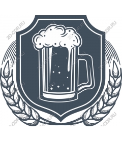  Classic logo beer mug