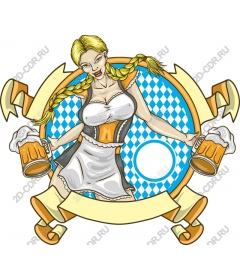 Bavarian beer bartender