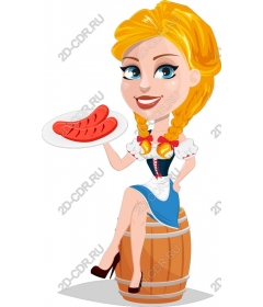  Charming beer maid