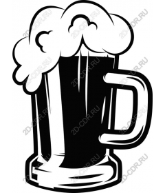 Mug of craft beer