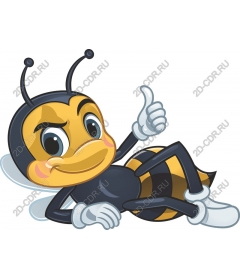 Playful bee