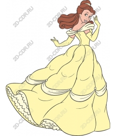  Fairy Princess - Elegant yellow dress