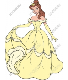  Charming Princess yellow ball gown
