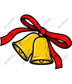  Festive clipart "Golden bells"