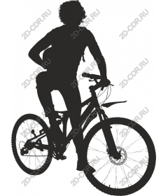 Mountain biker