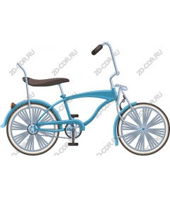 Retro blue Bicycle