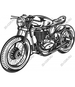  Classic vintage motorcycle